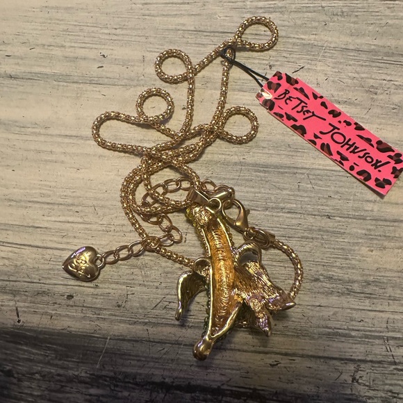 NWT Betsey Johnson | Rhinestone Corn Stalk Neckalce - Picture 4 of 4